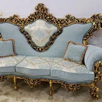 مبلمان استیل تمام چوب راش9نفره بسیار نونونو|مبلمان خانگی و میز عسلی|قم, زنبیل آباد|دیوار