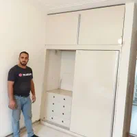 کمددیواری ریلی گشو مخفی|جاکفشی، کمد، دراور|اردبیل, |دیوار