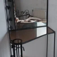 تخت خواب میز آرایش آباژور|تخت و سرویس خواب|شیراز, پودنک|دیوار