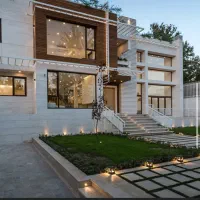 ۲۲۰متر_اسکلت ۲طبقه_تاسیسات انجام شده