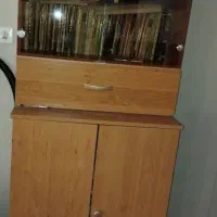 کتابخانه با کمد جنس ام دی اف