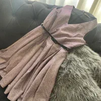 لباس مجلسی بنفش شاین