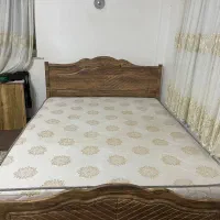 تخت وتشک دونفره طبی وفنری