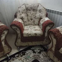 مبل هفت نفره سالم و تمیز|مبلمان خانگی و میز عسلی|تربتحیدریه, شهرک ولیعصر|دیوار