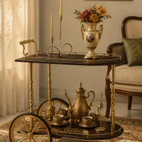 میز بار .ترولی چرخدار پذیرایی عمده و تک|مبلمان خانگی و میز عسلی|تهران, جوادیه تهرانپارس|دیوار