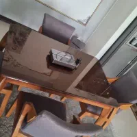 باسلام می ناهارخوری چوب راش|میز و صندلی غذاخوری|مشهد, گلشور|دیوار