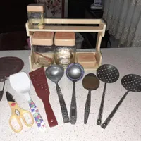 کفگیر ملاقه . تابه دو طرفه