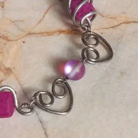 دستبند قلب و کریستال|بدلیجات|اصفهان, جلالیه|دیوار