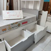 تخت یک نفره . سرویس خواب.میز تحریر.تخت کیاستی|تخت و سرویس خواب|مشهد, گلبرگ شمالی|دیوار