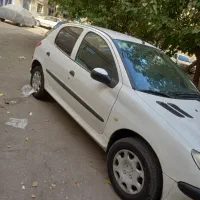 پژو206مدل۱۳۸۸ سفید شاسی پلمپ