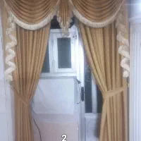 فروش پرده سلطنتی پارچه ترک بامیله آماده