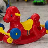 اسب دوکاره چرخ دار و راکر مناسب کودک