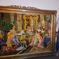 تابلو فرش ابریشم