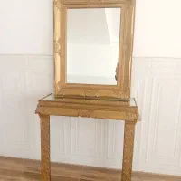 آینه کنسول چوبی