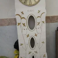 ساعت ایستاده چوبی سالم