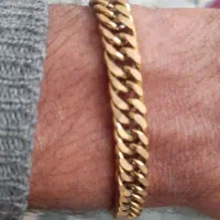 دستبند مردانه برنجی اصل مقاوم و زیبا