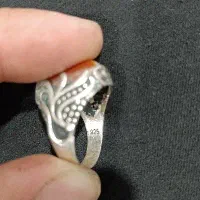 انگشترنقره باعقیق ۳پوست کهنه سلیمانی