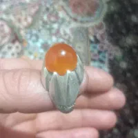 انگشتر عقیق پرتقالی|جواهرات|نقده, |دیوار