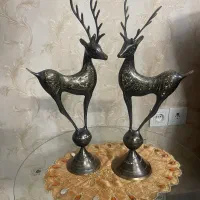 آهو یا غزال برنزی قلم سیاه هندی