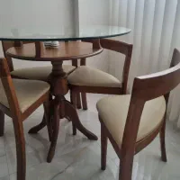 میز نهار خوری ۴ نفره چوبی