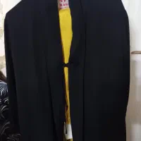 مانتو تابستانی مشکی و اخرایی