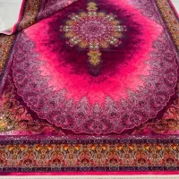 فرش صورتی اصیل ایرانی/با کد۳۲۰۰۴۵|فرش|شیراز, لاله|دیوار