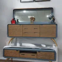 آینه کنسول ومیزتلوزین جاکفشی %اقساطی دورود|بوفه، ویترین، کنسول|الیگودرز, |دیوار