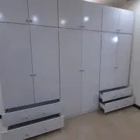 کمددیواری روکش سفید اماده