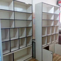 دو عدد قفسه mdf کاملا نو