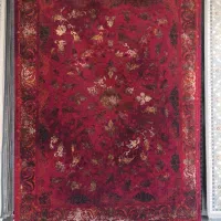 فرش قرمز لاکی پتینه کهنه نما کد ستاره