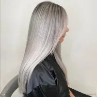 رنگ مو لایت مش مدل بالیاژ کراتین کوتاهی