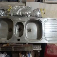 سینک سه لنگه استیل محکم