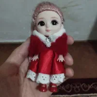 عروسک لباس قرمز آویز کیف