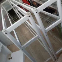 ویترین فلزی ۱.۵متری قفسه ارزان درحدنو تعداد