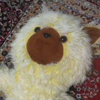 عروسک خرس زرد بزرگ