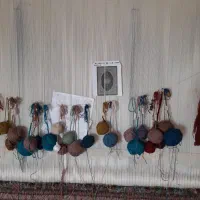 فرش دستباف نیمه کاره|فرش|هیر, |دیوار