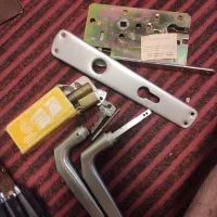 مغزی قفل درب چوبی.حدیده متحرک.لوله گیر