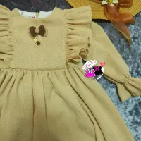 پیراهن دخترانه پاپیون تک و عمده