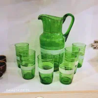 ظرف های قدیمی و پارچ لیوان