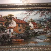 تابلو فرش منظره