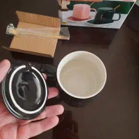 ماگ برقی حرارتی برند لاکی به همراه صفحه گرمکن|سماور، چای‌ساز، قهوه‌ساز|تهران, پاسداران|دیوار