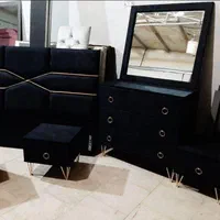 سرویس خواب دونفره طوسی کد 1880|تخت و سرویس خواب|اندیشه, |دیوار