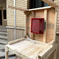 کرسی چوبی کهنوجی 100 در 100 سانت مربع سفارشی فول|بخاری، هیتر، شومینه|تهران, شهید رجایی|دیوار