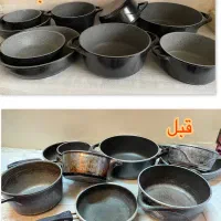 بازسازی ظروف تفلون و گرانیت - طرح ۵ + ۱ رایگان|خدمات پیشه و مهارت|مشهد, شهید بهشتی|دیوار