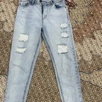 شلوار لی مام فیت