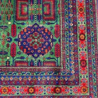 فرش دستبافت 6متری تمام کرک درجه یک سبز|فرش|مشهد, سجاد شهر|دیوار