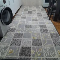 گلیم فرش آشپز خانه سه متر ونیم در حد نو