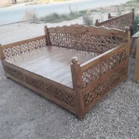 تخت چوبی  و میزوصندلی کافه ورستوران|میز و صندلی غذاخوری|شیراز, سلطان آباد|دیوار
