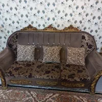 فروش مبل هفت نفره به همراه میز عسلی و کوسن|مبلمان خانگی و میز عسلی|گرگان, |دیوار
