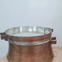 قابلمه مس قدیمی|کلکسیون اشیاء عتیقه|کرمان, |دیوار